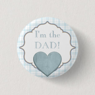 Custom Baby Shower Party I'm the Dad Button