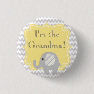 Custom Baby Shower Party I'm the Grandma Button