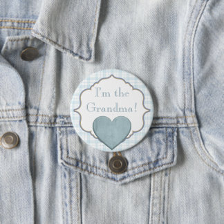 Custom Baby Shower Party I'm the Grandma Button