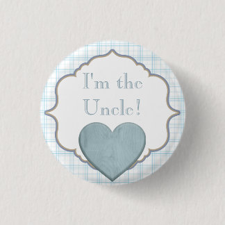 Custom Baby Shower Party I'm the Uncle Button