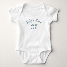 Custom Baby Sports Jersey With Custom Name Number 