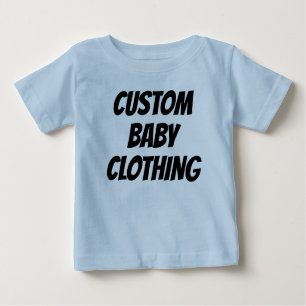 Custom Baby T-Shirt Blank Template