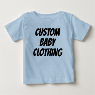 Custom Baby T-Shirt Blank Template