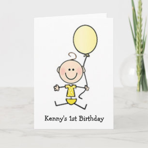 Custom Baby's First Card