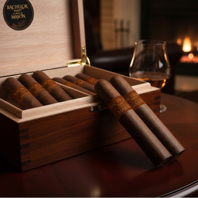 Custom Bachelor Party Cigar Wrap (Creator Uploaded)