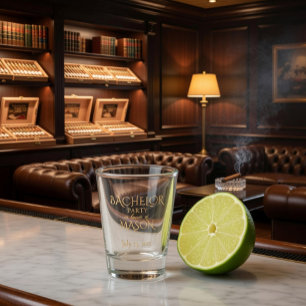 Custom Bachelor Party Shot Glass