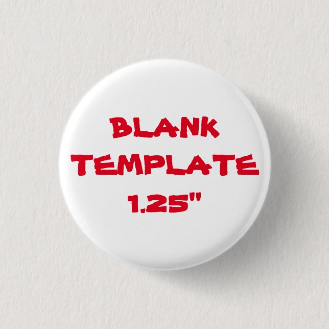 Custom Bachelorette Blank Template 1.25" Button (Front)