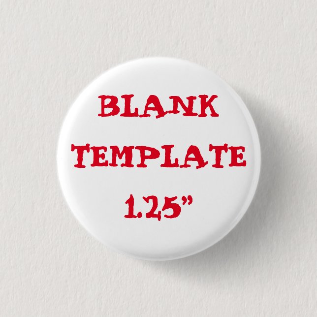 Custom Bachelorette Blank Template 1.25" Button (Front)