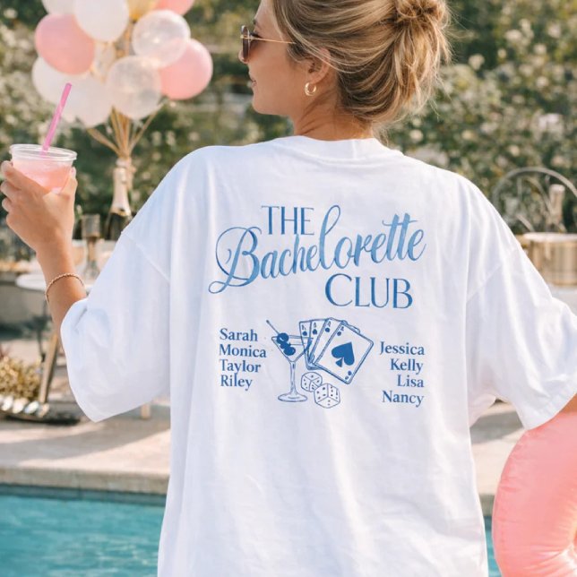 Custom Bachelorette Club Hoodie – Personalised  T-Shirt (Creator Uploaded)