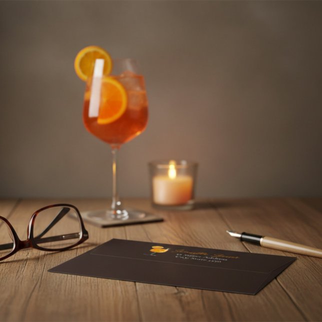 Custom Bachelorette Envelope with Aperol Liner (Creator Uploaded)