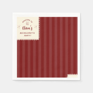 Custom Bachelorette Party Cocktail Napkins