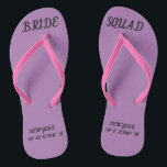 Custom Bachelorette Slippers Jandals<br><div class="desc">copy paste latitude and longitude from www.latpluslong.com</div>