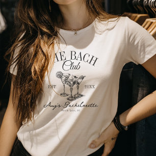 Custom Bachelorette The Bach Club Bridesmaid Favor T-Shirt