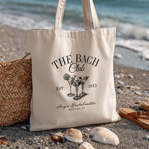 Custom Bachelorette The Bach Club Bridesmaid Favor Tote Bag
