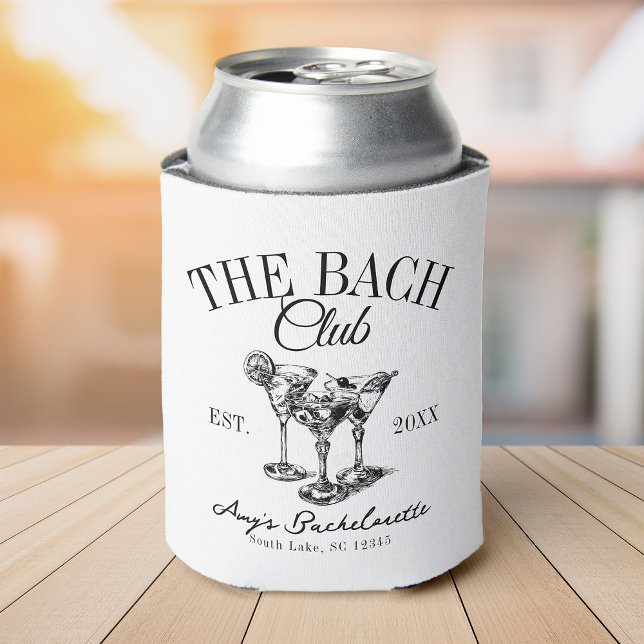 Custom Bachelorette The Bach Club Bridesmaid Favou Can Cooler (Creator Uploaded)