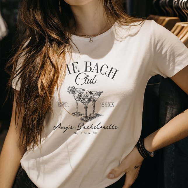 Custom Bachelorette The Bach Club Bridesmaid Favou T-Shirt (Creator Uploaded)
