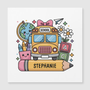 Custom Back-to-School Bus - Personalize