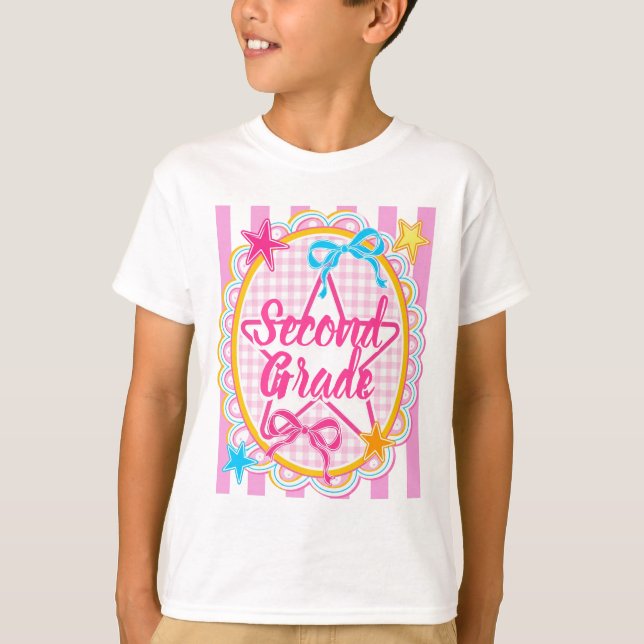 Custom Back to School Grade Gift Teacher Tees (Front)
