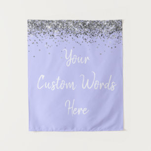 Custom Backdrop Birthday Party Photo Booth Purple Tapestry