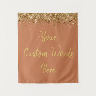 Custom Backdrop Birthday Party Photo Terracotta Tapestry