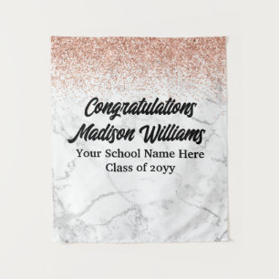 Custom Backdrop Graduation Party Photo Booth Prop Tapestry