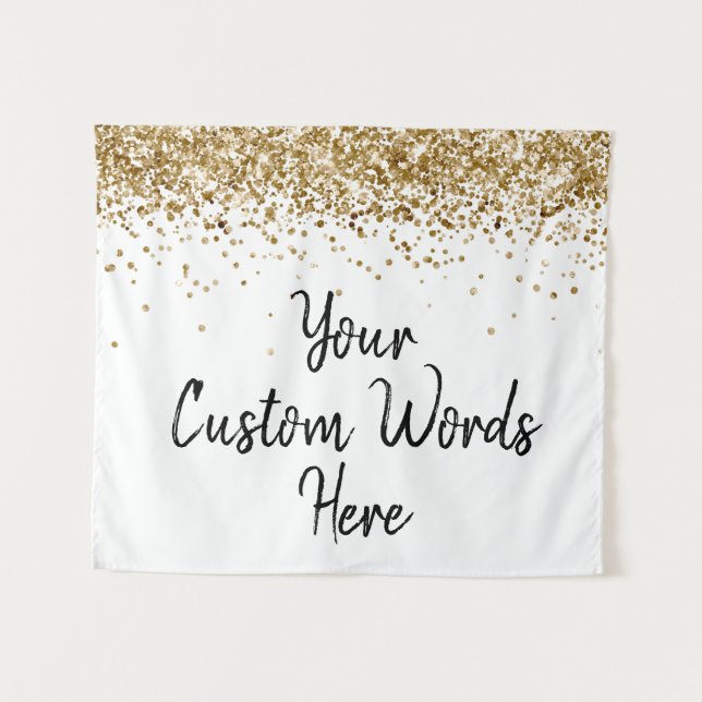 Custom Backdrop Personalised Photo Booth Back drop Tapestry (Front (Horizontal))