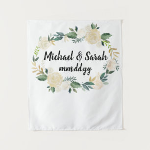 Custom Backdrop Wedding Photo Booth Greenery Prop Tapestry