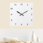 Custom Background Color Personalized Wall Clock<br><div class="desc">Click EDIT DESIGN, then click EDIT BACKGROUND to change the background color, and easily create your personalized wall clock. You can also click TEXT to add a text line. You can TRANSFER this DESIGN on other Zazzle products and adjust it to fit most of the Zazzle items. Standard Studio designs...</div>