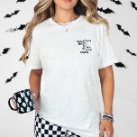 Custom Bad Two The Bone Family Matching Birthday T-Shirt<br><div class="desc">Celebrate your little one's second birthday in spooky style with our Custom Bad Two The Bone Family Matching Birthday T-Shirt for Mum. This unique shirt features a playful skeleton flashing a peace sign, perfectly capturing the "Bad Two The Bone" theme that sets the tone for a fun and festive October...</div>
