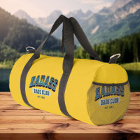 Custom Badass Dad Club Retro Cool Trendy Fun