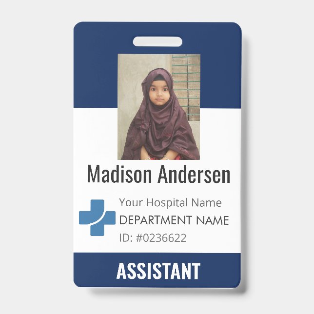 Custom Badge | ID Tag, Name Label, Honour Pin (Front)