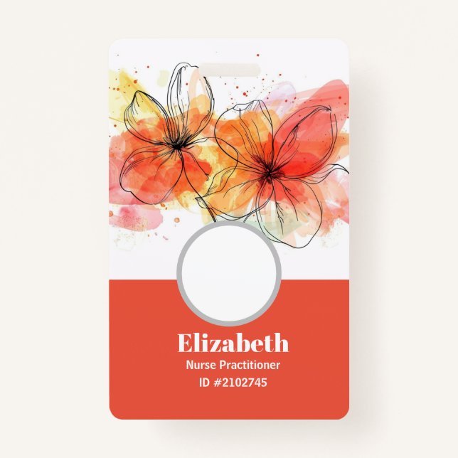 Custom Badges Business Card ID Badge (Front)