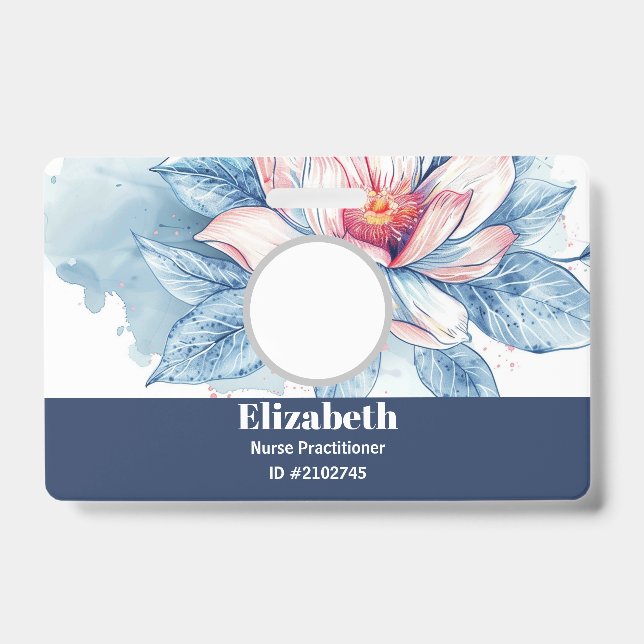 Custom Badges Business Card ID Badge (Front)