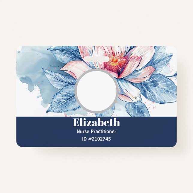 Custom Badges Business Card ID Badge (Front)