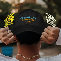 Custom Badminton Club Gift for Team and City Fans