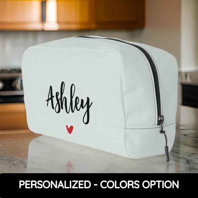 Custom Bag - Bridesmaid & Bridesmaid proposal gift (toiletry bag for girl, boss gift, coworker gift, besties gift, travel toiletry bag, gift for mom)