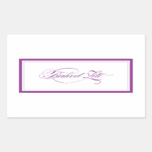 Custom_Baked Ziti Rectangular Sticker