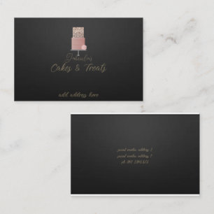 Custom bakery business card