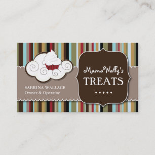 Custom Bakery Business Card