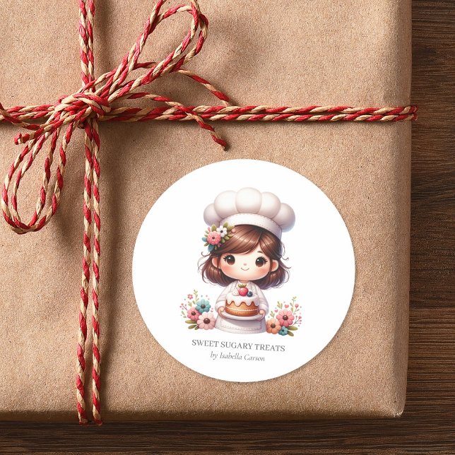 Custom Bakery Business Sticker (Creator Uploaded)