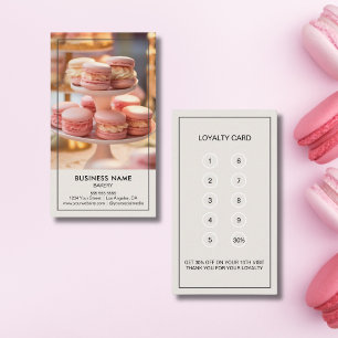 Custom Bakery Confectionery Cake Shop Loyalty Card