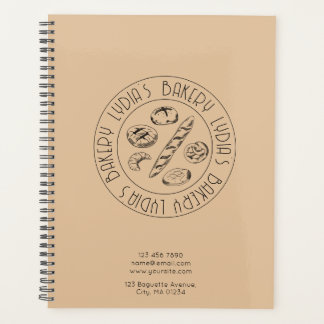 Custom Bakery Logo Planne Planner