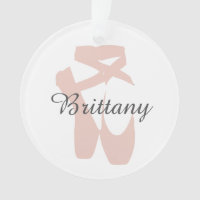 Custom Ballet Slipper Ballerina Dance Centre Name