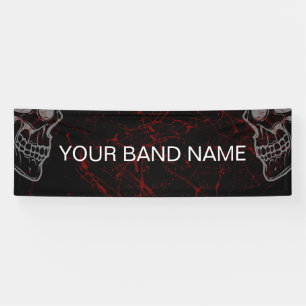 Custom Band Merch DJ Rock Show Music Gig Banner