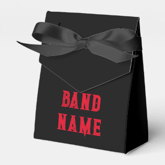 Custom Band Merch Favour Box
