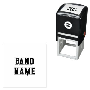 Custom Band Merch Self-inking Stamp