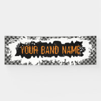 Custom Band Name Merch Punk Rock Show Gig Festival