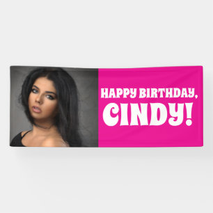 CUSTOM BANNER CUSTOM PHOTO BIRTHDAY PARTY