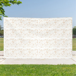 Custom Banner Elegant Neutral Wedding Backdrop