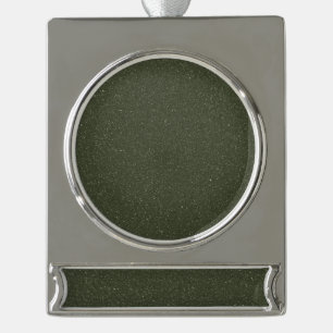 Custom Banner Ornament – Moss Green Duo